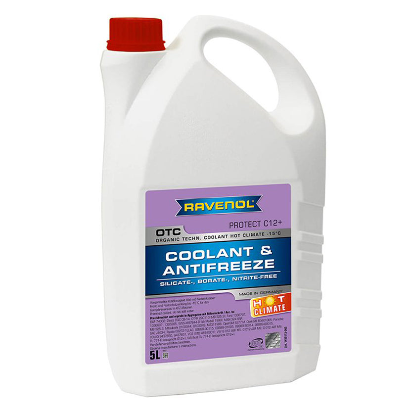 Ravenol Radiator Coolant Otc Hot Climate Antifreeze 5 Liters