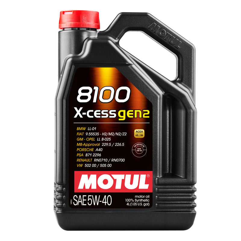 Motul 8100 X-Cess Gen 2 5W40 5 Liters