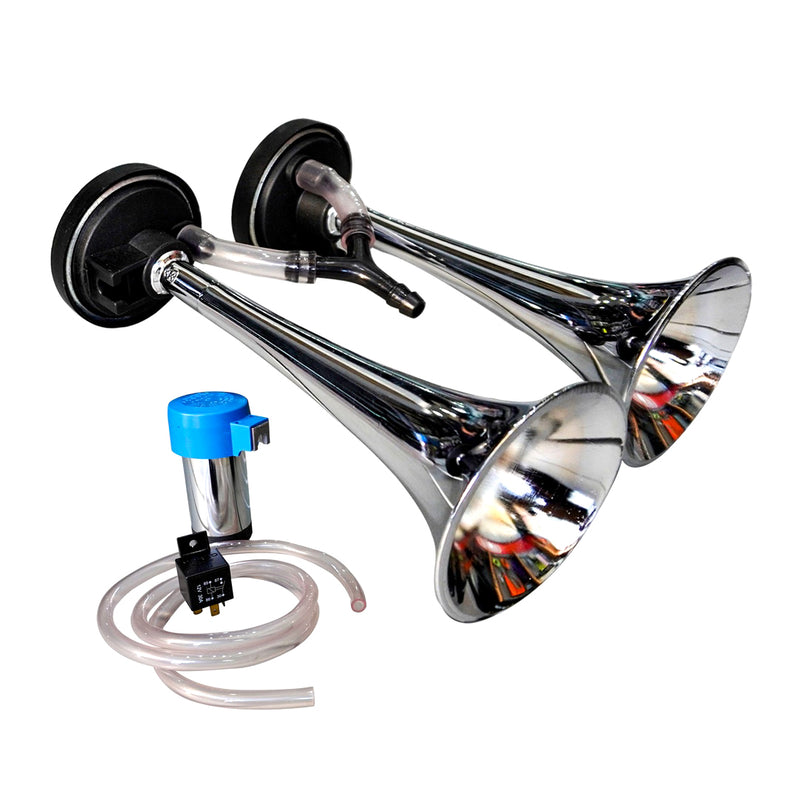 Marco CL2 Twin Metal Horn Chrome 12V