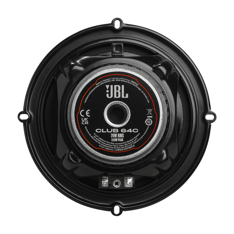 JBL Component Speaker Club 64C 6.5" 2-Way 70W RMS 3Ω