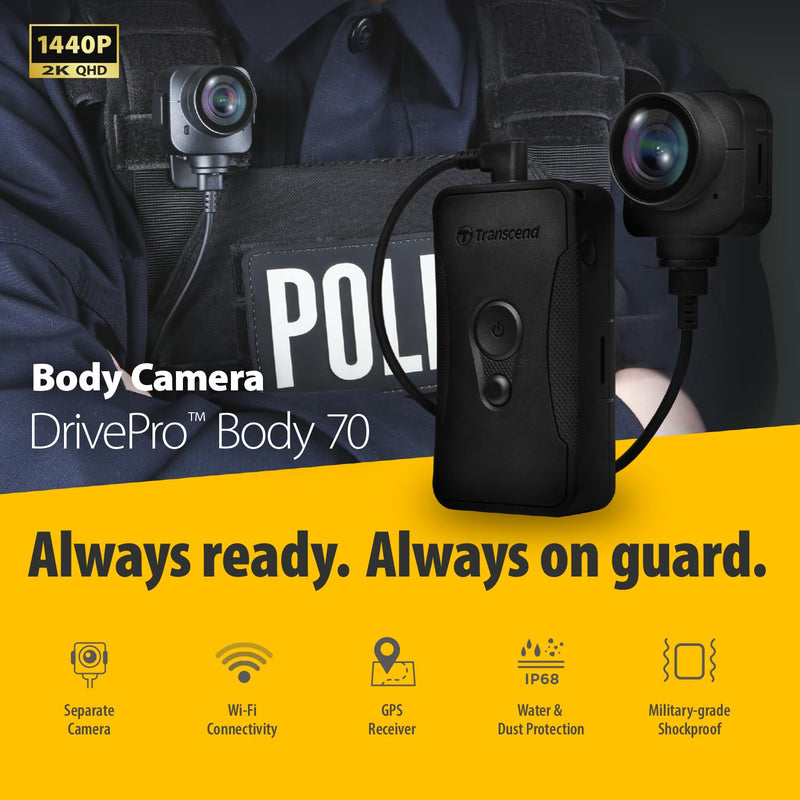 Transcend Body Camera DrivePro Body 70 64GB