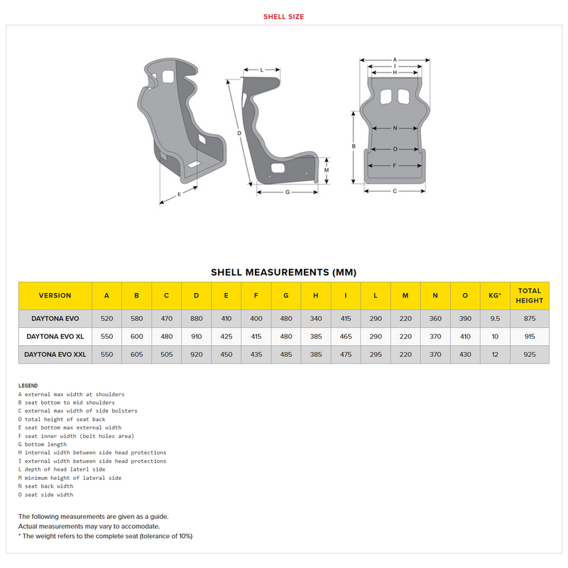 Momo Racing Seat Daytona Evo Standard