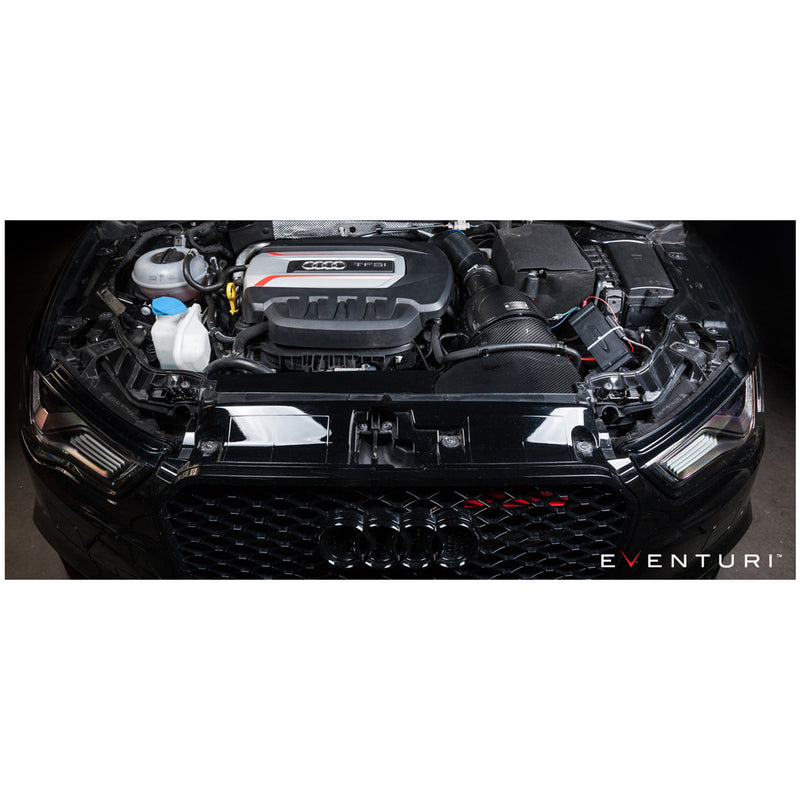 Eventuri Carbon Fiber Full Black Intake for Audi S3 8V 2.0 TFSI, Seat Leon Cupra 2.0 TFSI, VW Golf MK7 GTi