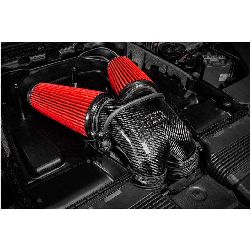 Eventuri Carbon Fiber Twin Turbo Intake for Audi SQ7 / SQ8 / RSQ7 / RSQ8, Bentley Bentayga, Lamborghini Urus 2019+, Porsche Cayenne 2020+ GTS, 2019+ Turbo S 4.0 TFSI V8