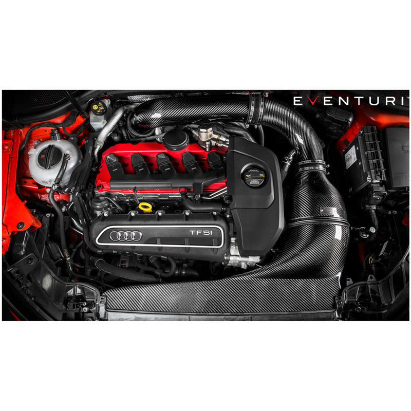 Eventuri Carbon Fiber Full Black Intake Gen 1 for Audi 8V RS3