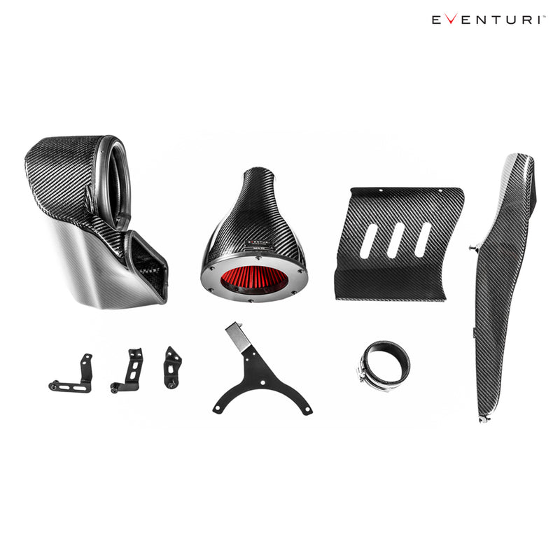 Eventuri Carbon Fiber Black Intake With Secondary Duct for Audi B9 RS5/RS4