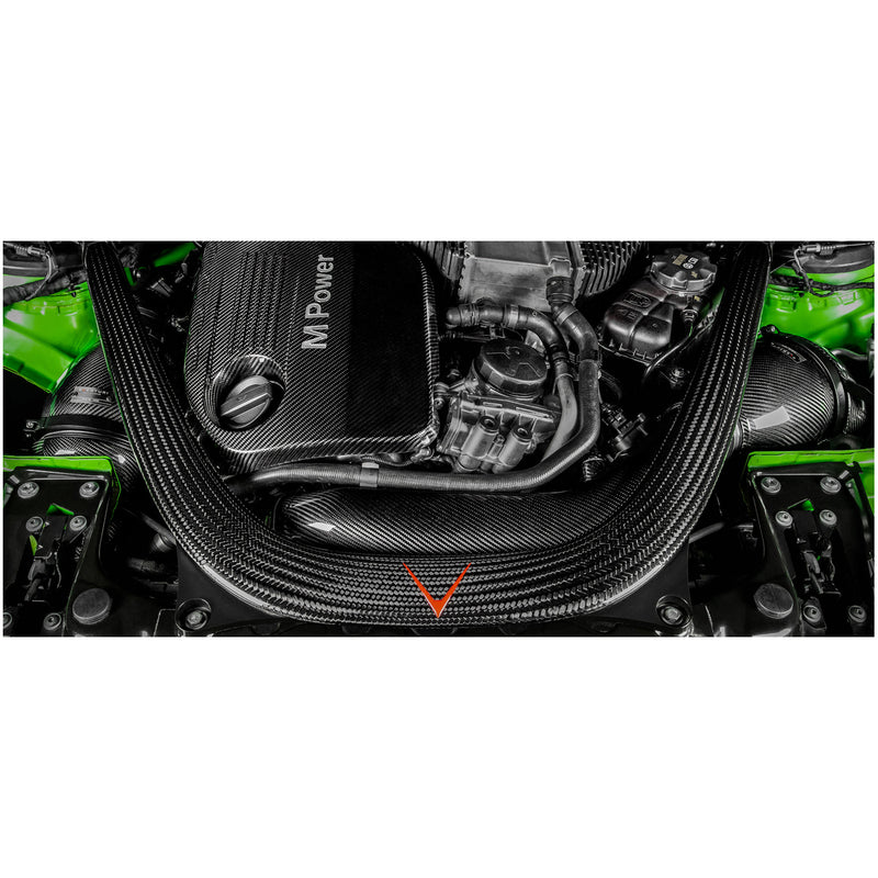 Eventuri Carbon Fiber Full Black Intake with Sealed Carbon Ducts for BMW F8X M3/M4 V2