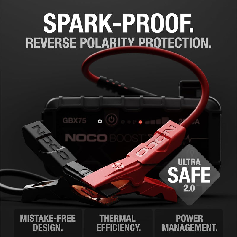 NOCO Boost X GBX75 2500A 12V UltraSafe Lithium Jump Starter