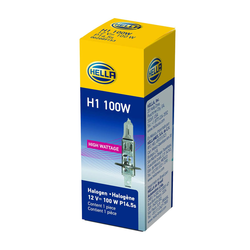 Hella Standard Halogen Bulb H1 100W 12V