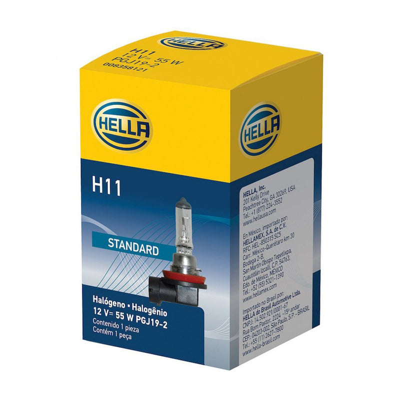 Hella Standard Halogen Bulb H11 55W 12V