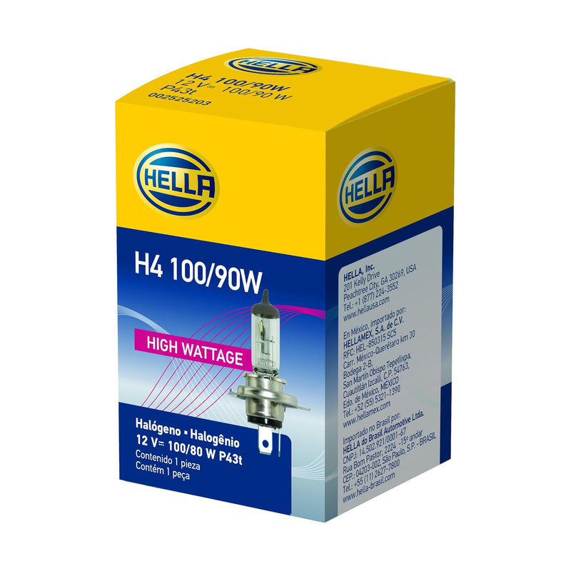 Hella Standard Halogen Bulb H4 100/90W 12V