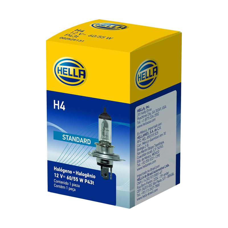 Hella Standard Halogen Bulb H4 60/55W 12V