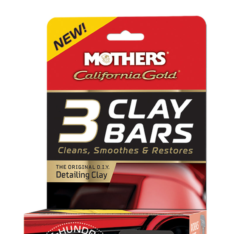 Mothers California Gold 3 Clay Bars 100g