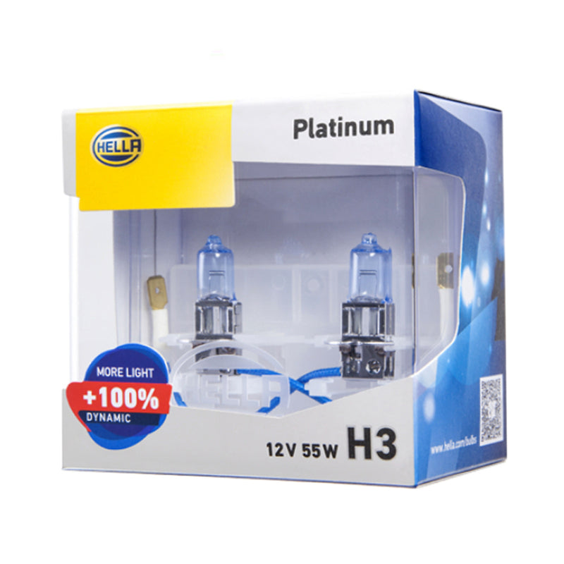 Hella Performance Platinum Halogen Bulb H3 55W 12V