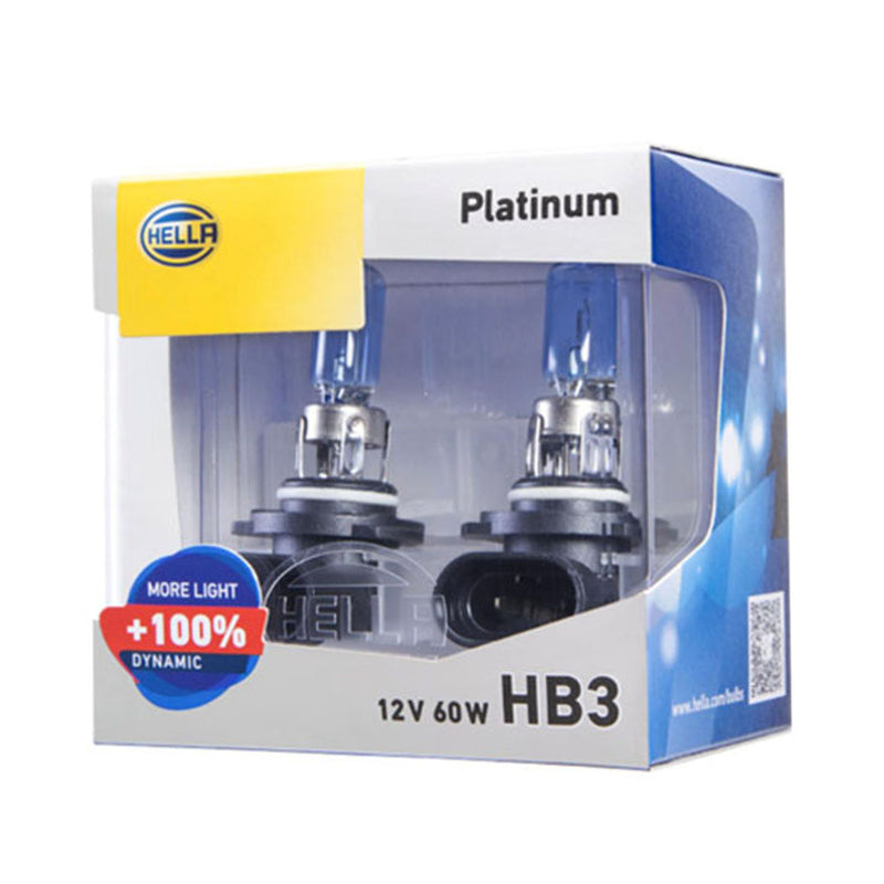 Hella Performance Platinum Halogen Bulb HB3 60W 12V