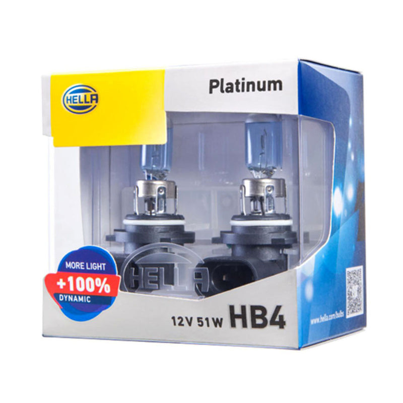 Hella Performance Platinum Halogen Bulb HB4 51W 12V