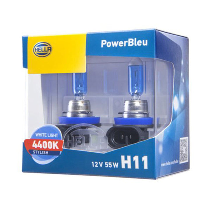 Hella Performance PowerBleu Halogen Bulb H11 55W 12V