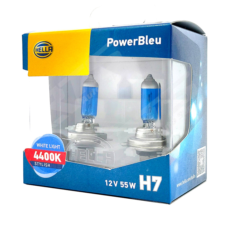 Hella Performance PowerBleu Halogen Bulb H7 55W 12V