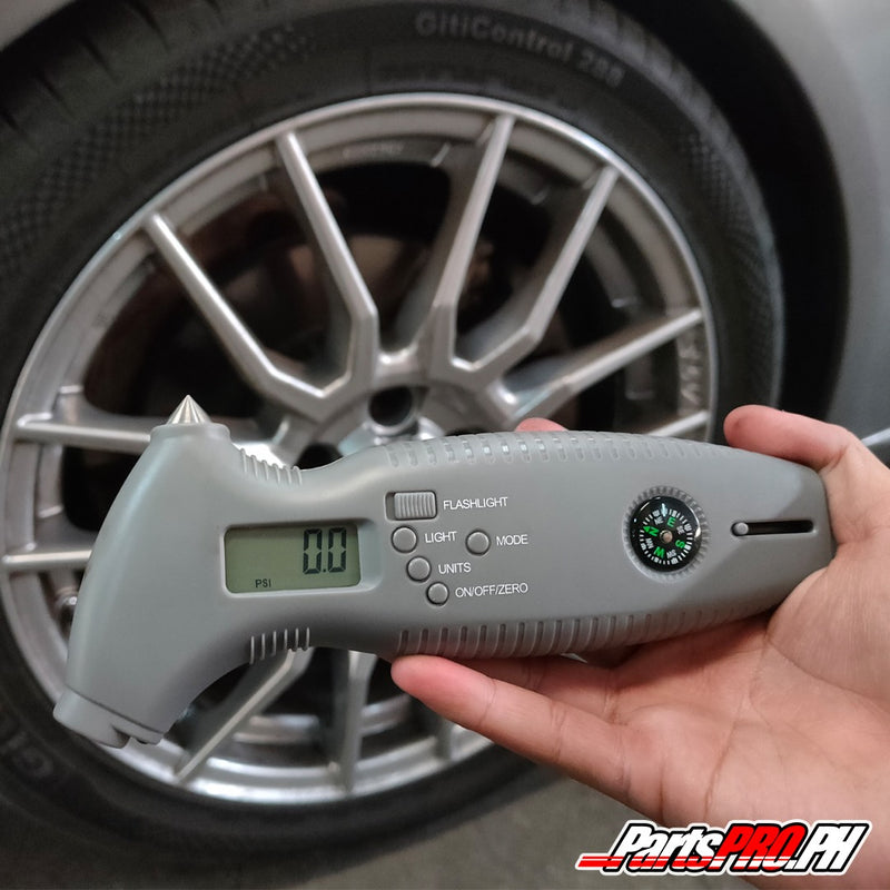 Trenz Digital Tire Gauge 8-in-1