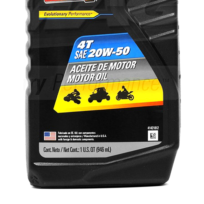 MAG1 4T 20W50 API SN, SL MOTOR OIL 1qt.