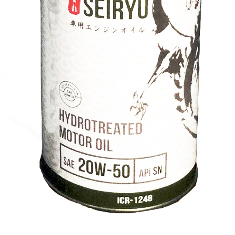 ICHIRO Seiryu Hydrotreated Motor Oil 20W50 API SN 1L